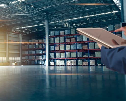 A warehouse representing successful business owners and the speaker in this podcast Charlie Neer