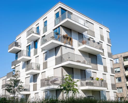 An image of a multifamily apartment building to illustrate the focus of this article Investing in Multifamily Real Estate